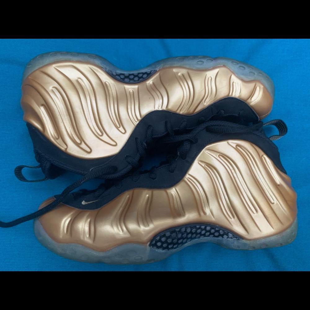 Nike Air Foamposite One Metallic Gold - Picture 1 of 8